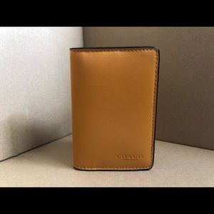 Coach men fold over wallet